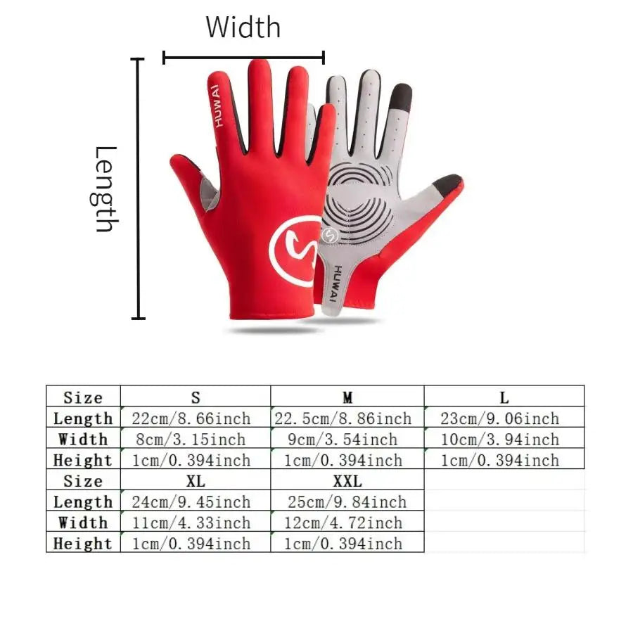 Touch Screen Cycling Gloves – Full & Half Finger for Men & Women