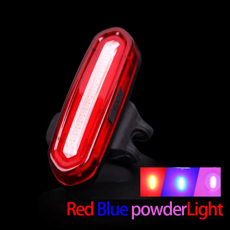 BIKEONO High-Intensity LED Bike Taillight – USB Rechargeable, Multi-Mode Flash & Seatpost Mounting