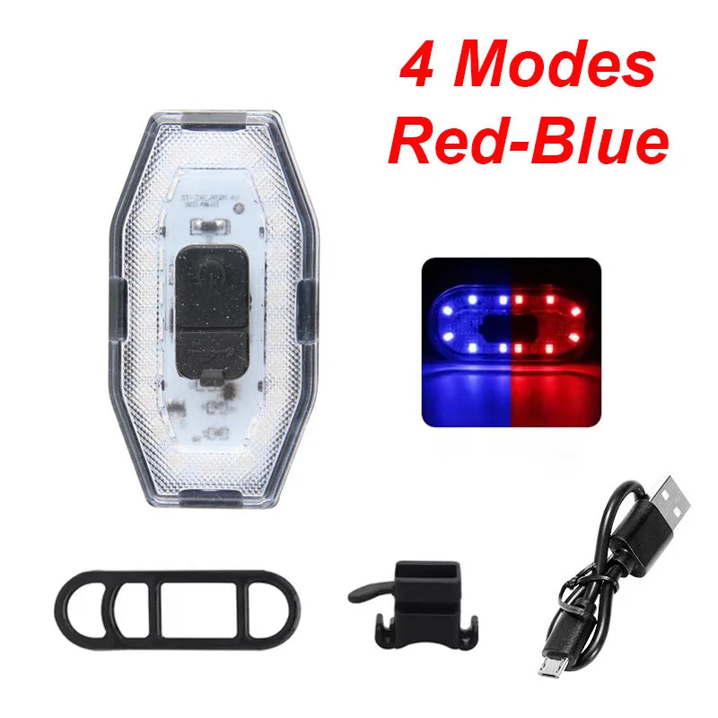 Bike Rear Light LED USB Rechargeable – Ultra-Bright Waterproof Taillight for MTB & Road Cycling