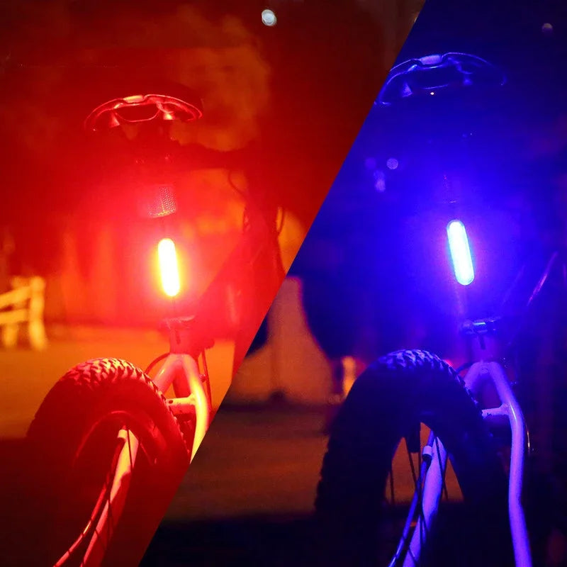 Bicycle Rear Light – Waterproof USB Rechargeable LED Safety Taillight for Night Riding