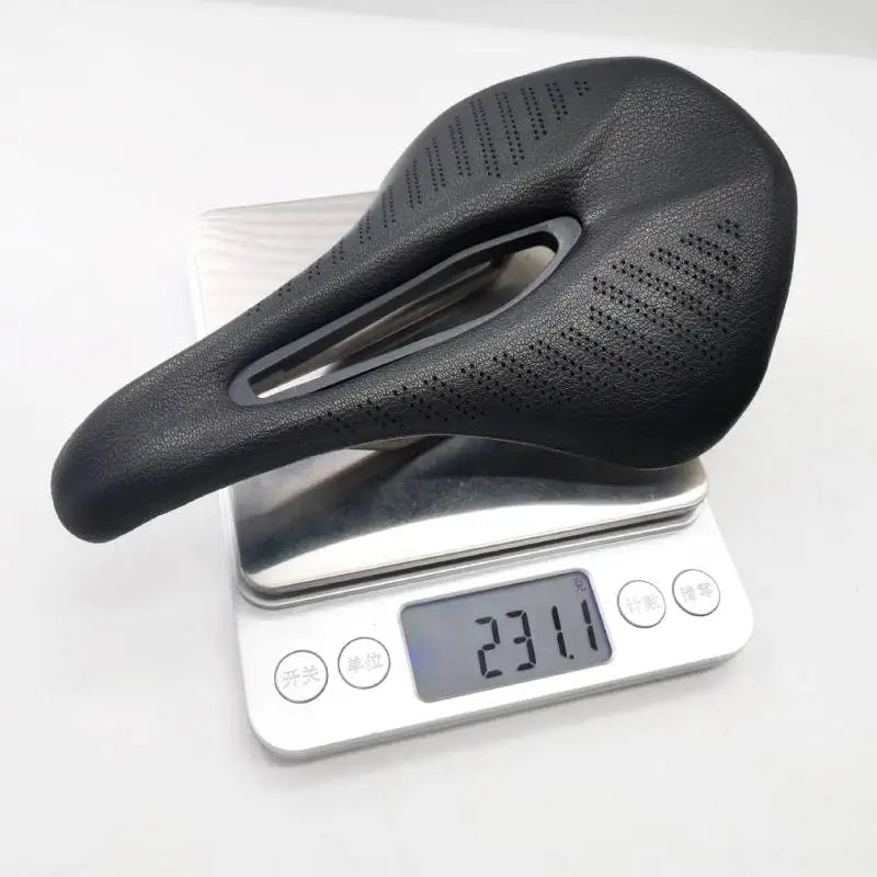 Retro Brown Ultralight Bike Saddle – Classic Comfort for MTB & Road Cycling