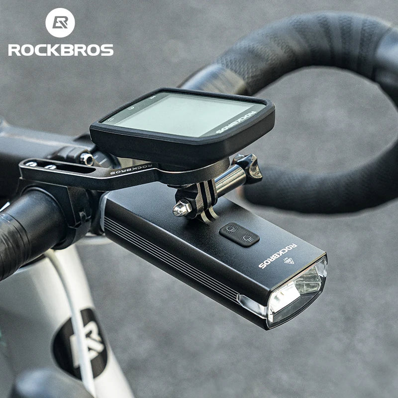 ROCKBROS 3000LM Bicycle Front Light 10000mAh Rechargeable Bike Headlight with Type-C Charging