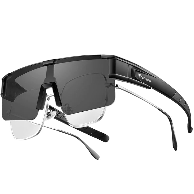 Large-Frame Cycling Sunglasses – Polarised, Photochromic & Lightweight for Sports