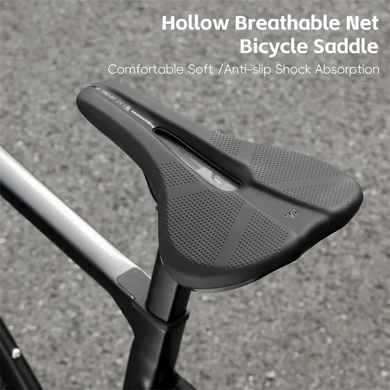 WEST BIKING MTB & Road Bike Saddle – Breathable, Non-Slip, Shock Absorbing & Comfortable Design