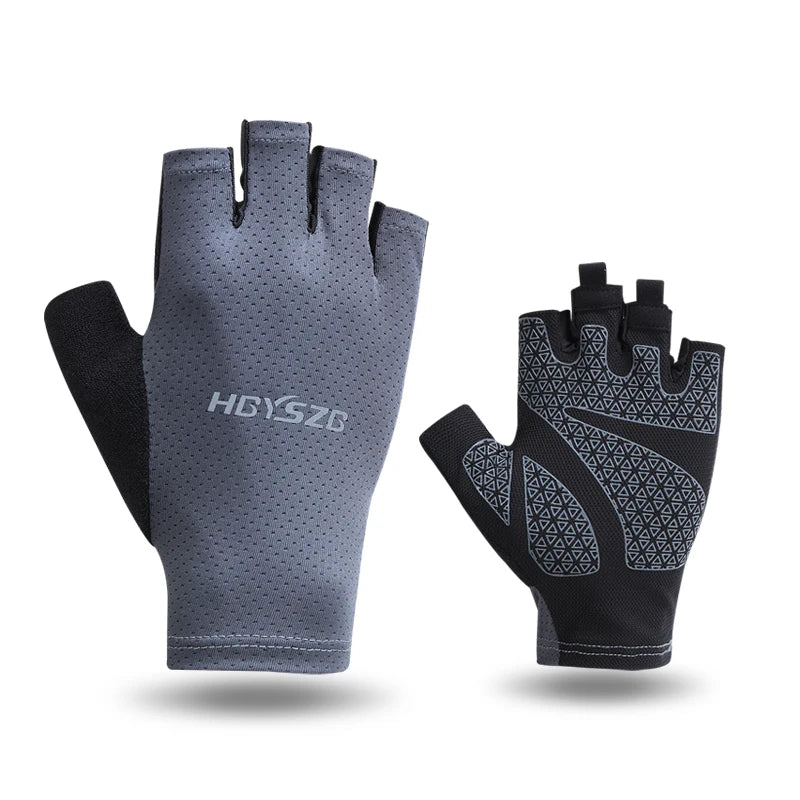 Summer Cycling Gloves – Breathable & Non-Slip Fingerless Sports Gloves