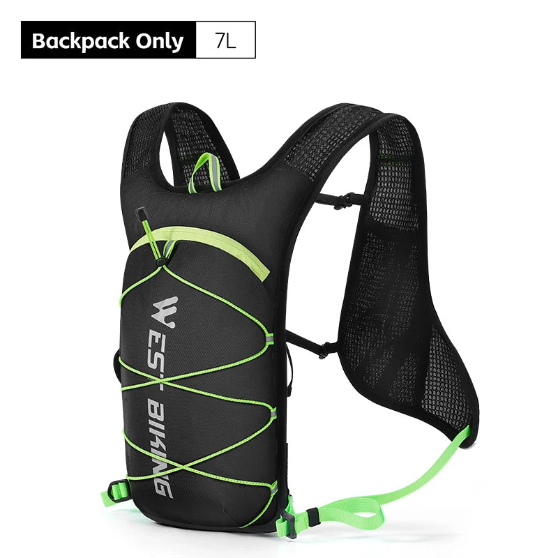 WEST BIKING Ultralight Cycling Backpack – 7L Hydration Bag for Outdoor Activities