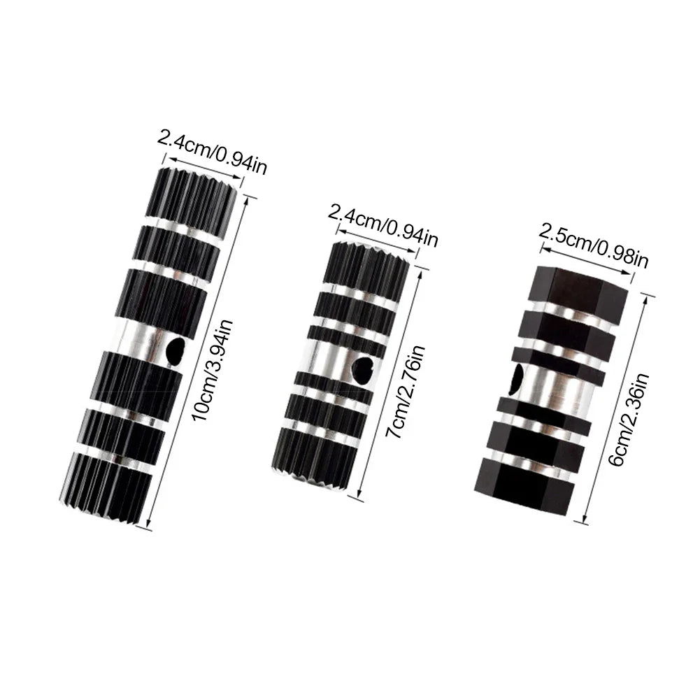 1 Pair Bike Pedals Axle Foot Rest Pegs – Anti-Slip Aluminum Alloy BMX, MTB, Road Bicycle Pedals