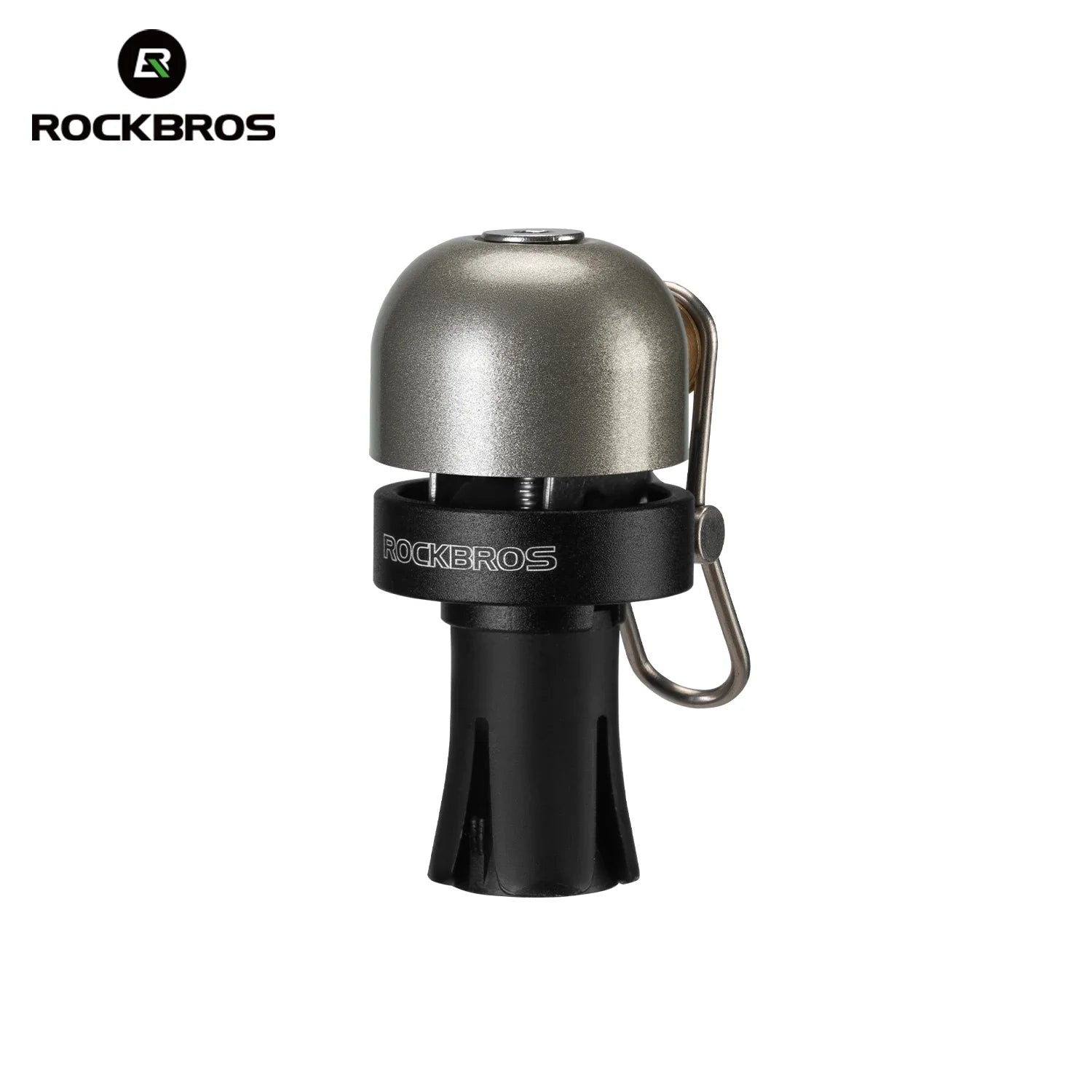 ROCKBROS Aluminum Alloy Handlebar Plug Bell 80dB Loud Compact Ring Alarm for MTB and Road Bikes