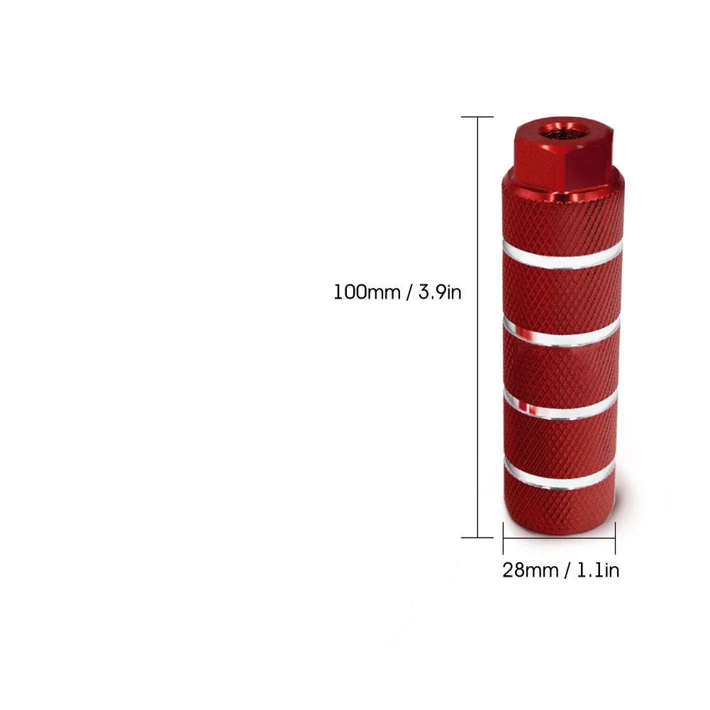 1PCS Alloy Foot Stunt Peg – Non-Slip Axle Footrest for MTB & BMX Bikes