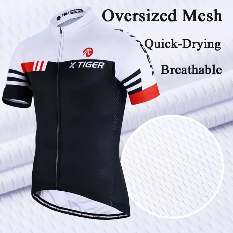 X-TIGER Summer Pro Cycling Jersey – Lightweight & Breathable Performance Wear