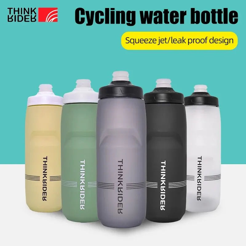 ThinkRider 620ml/750ml Bicycle Water Bottle – Leak-Proof & High Capacity