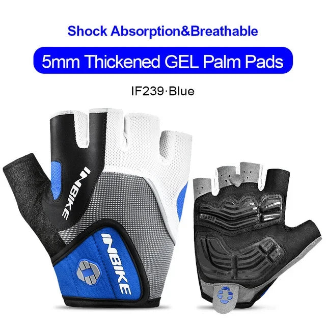 INBIKE Shockproof GEL Pad Half Finger Cycling Gloves – Ultimate Comfort & Protection
