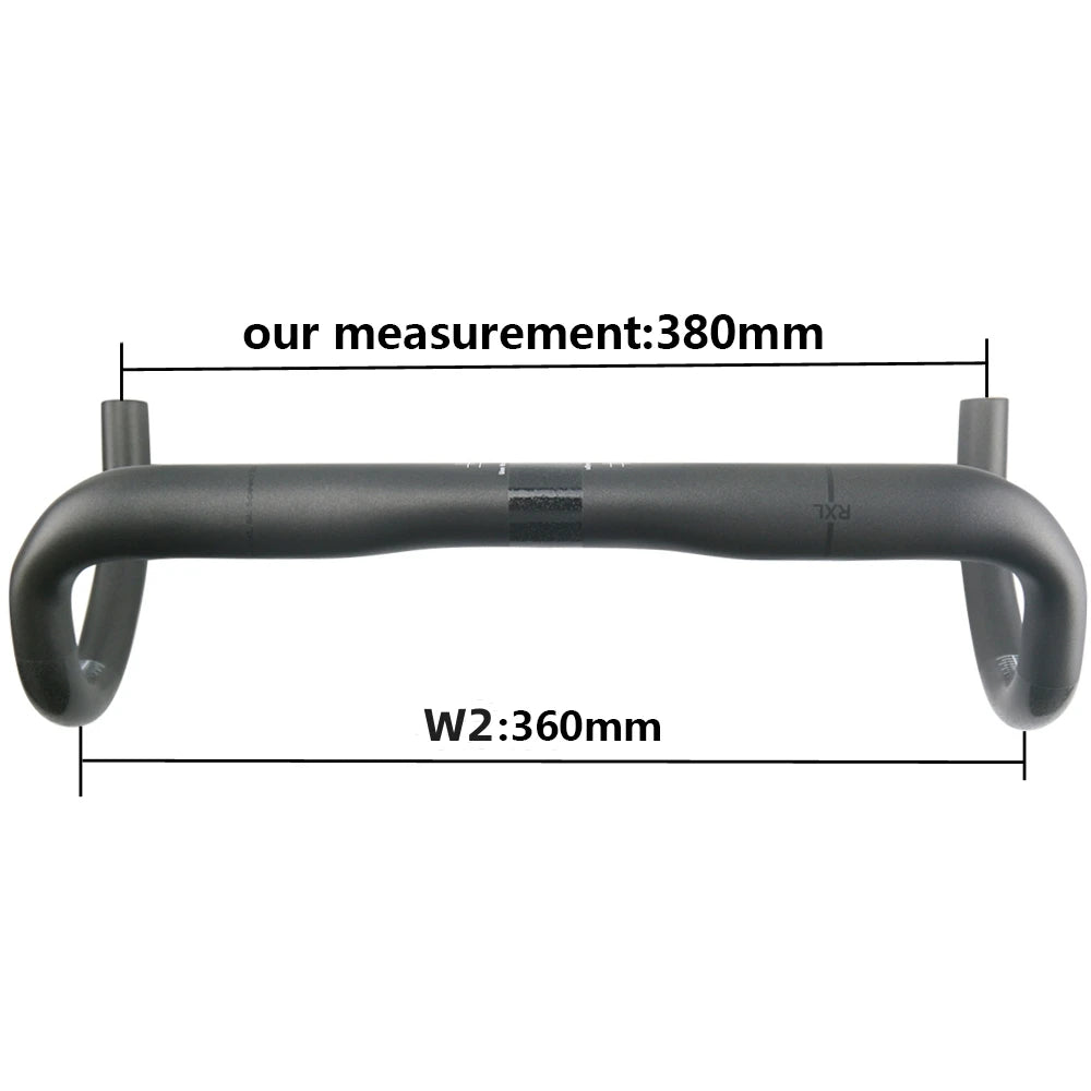 RXL SL Carbon Drop Bar – Lightweight & Aerodynamic for Road Racing
