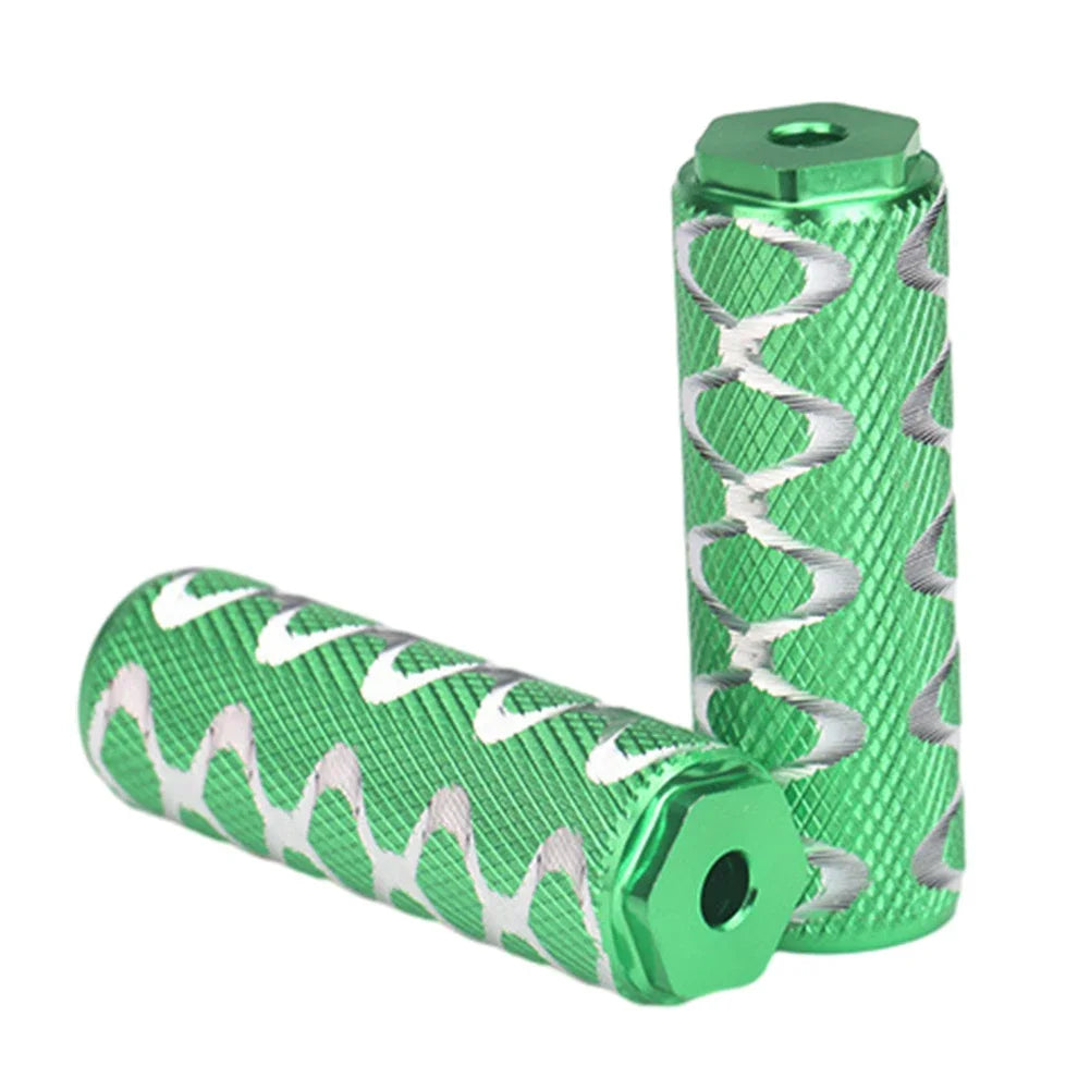 Bike Pedals Axle Foot Rest Pegs – Aluminum Alloy Foot Pegs for BMX, MTB & Folding Bikes