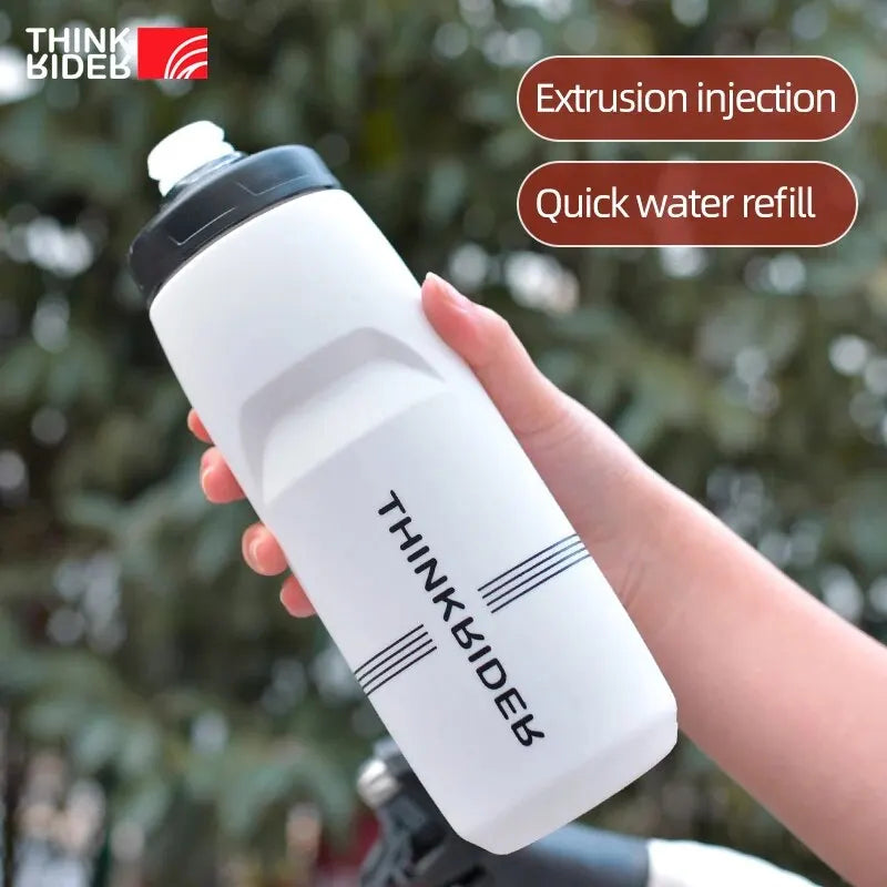 ThinkRider 620ml/750ml Bicycle Water Bottle – Leak-Proof & High Capacity