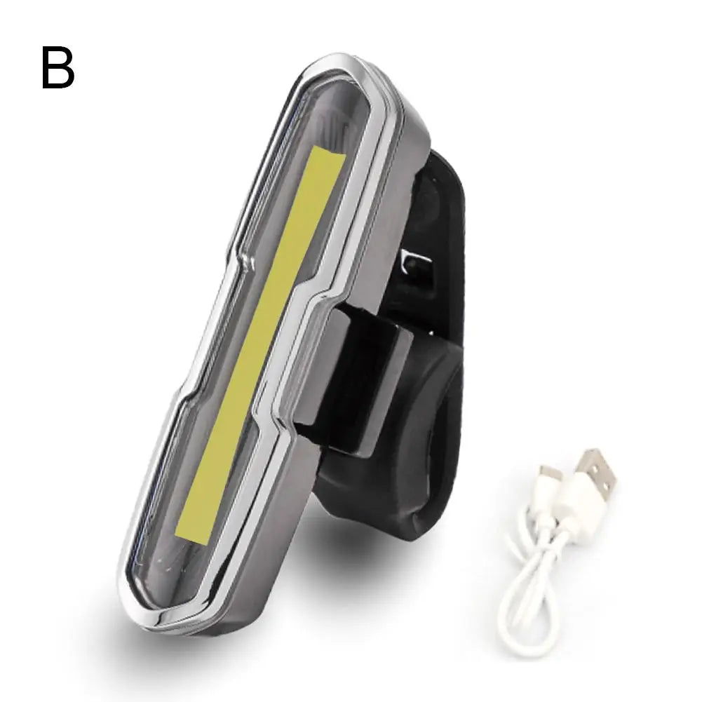 USB Rechargeable Bicycle Rear Tail Light – Bright & Waterproof LED Safety Light