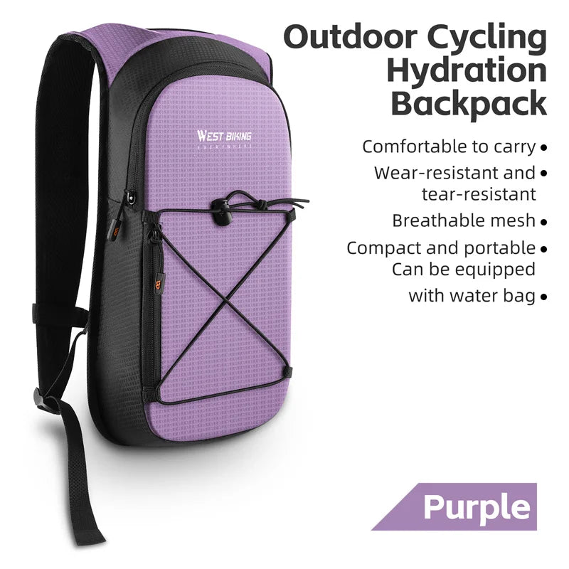 WEST BIKING Ultralight Cycling Backpack – 7L Hydration Bag for Outdoor Activities