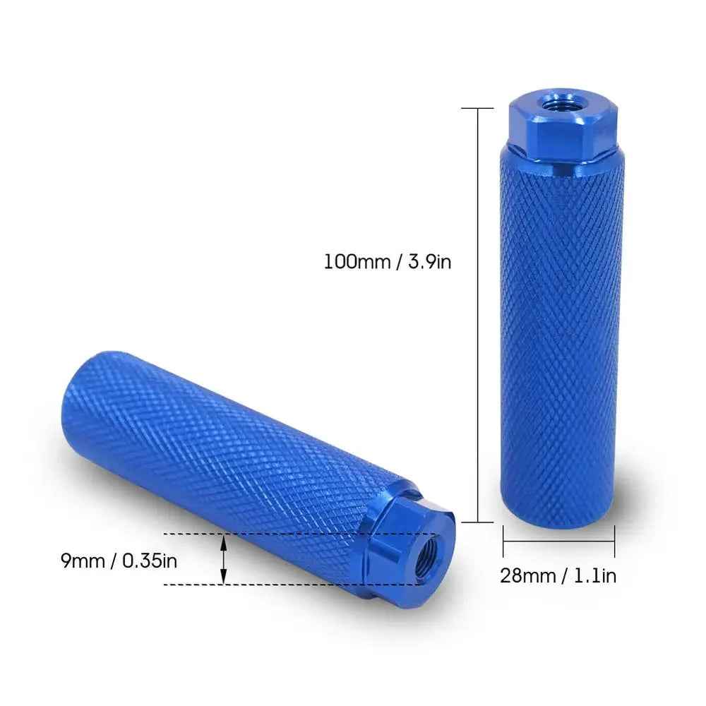 1PCS Alloy Foot Stunt Peg – Non-Slip Axle Footrest for MTB & BMX Bikes