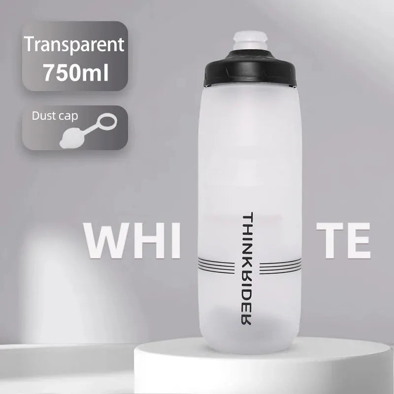 ThinkRider 620ml/750ml Bicycle Water Bottle – Leak-Proof & High Capacity