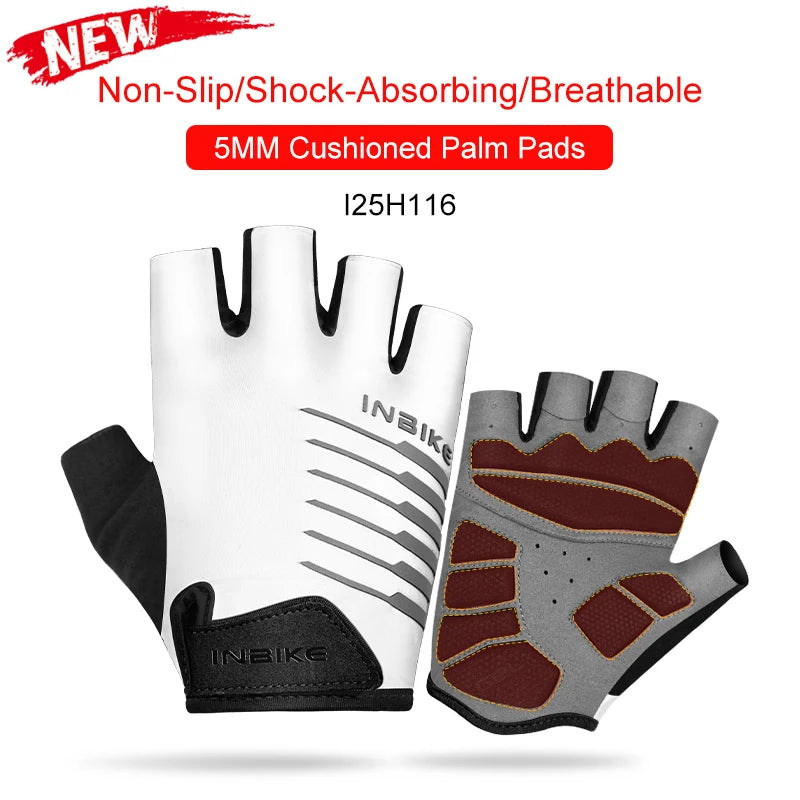 INBIKE Shockproof GEL Pad Half Finger Cycling Gloves – Ultimate Comfort & Protection