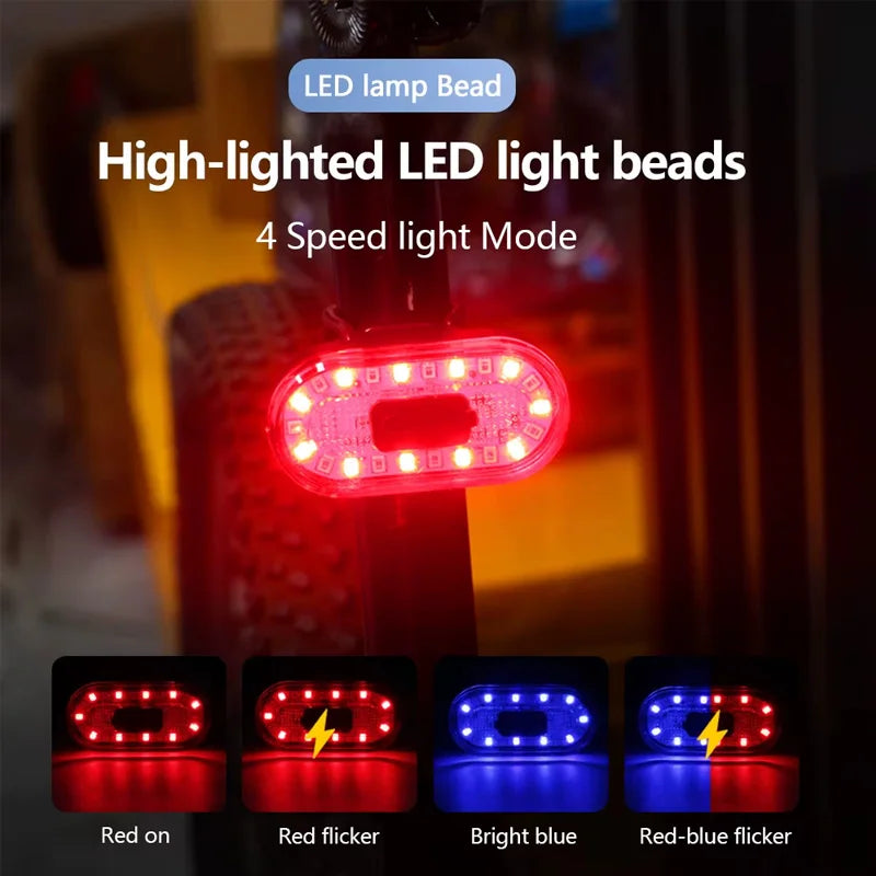 Bike Rear Light LED USB Rechargeable – Ultra-Bright Waterproof Taillight for MTB & Road Cycling