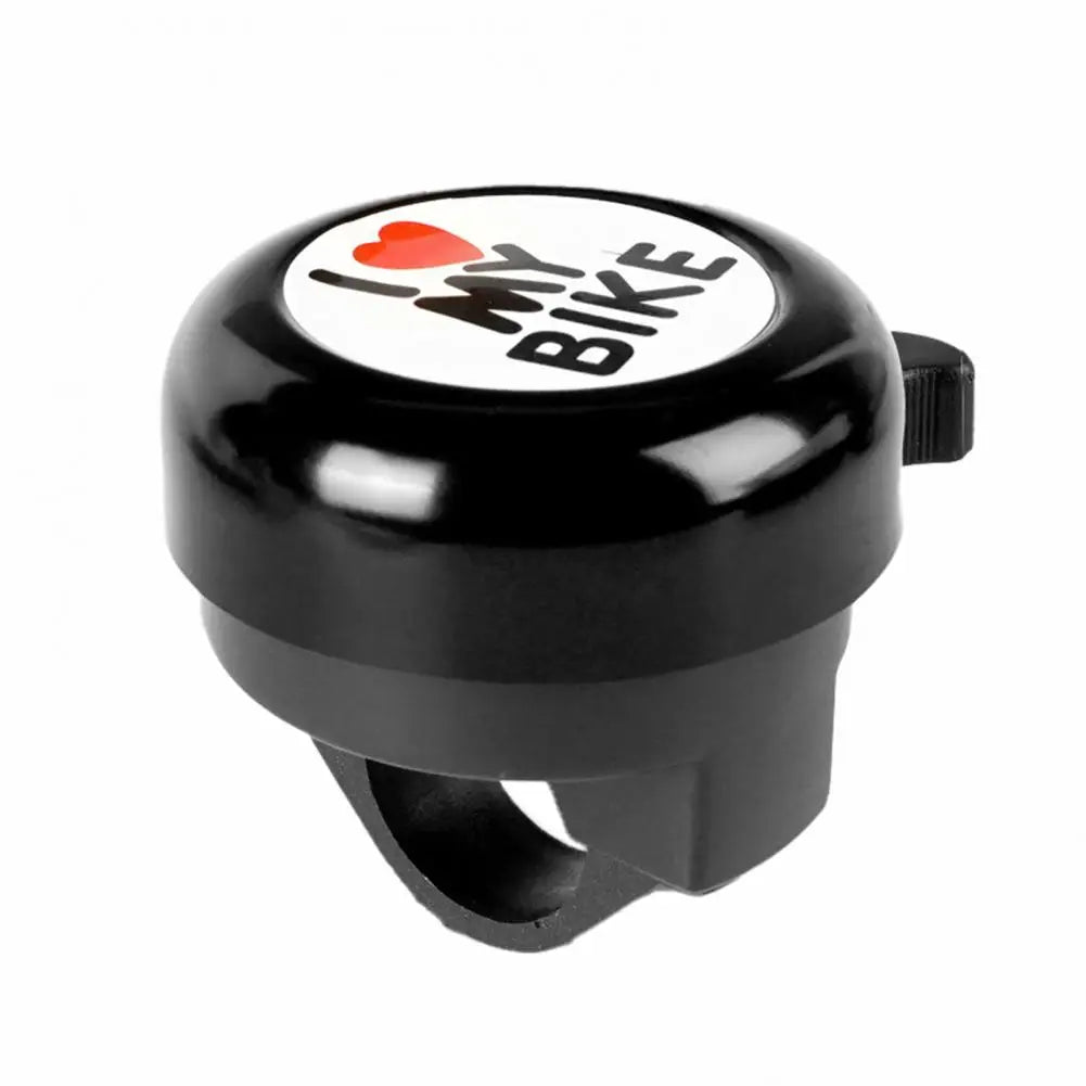Children Bicycle Bell Loud Clear Sound I Love My Bike Print Easy Fit for Kids and Folding Bikes