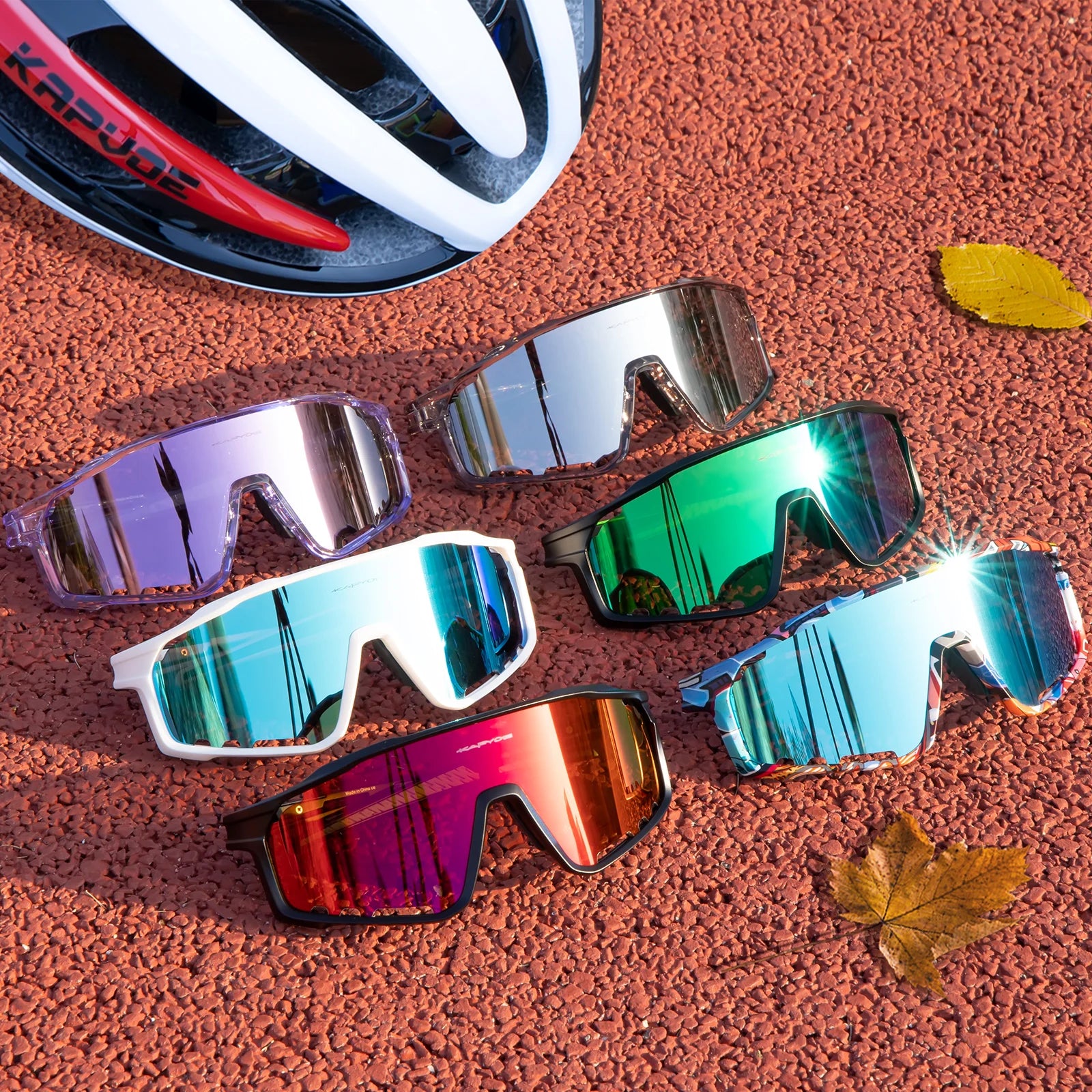 Kapvoe UV400 Cycling Sunglasses – Lightweight & Protective