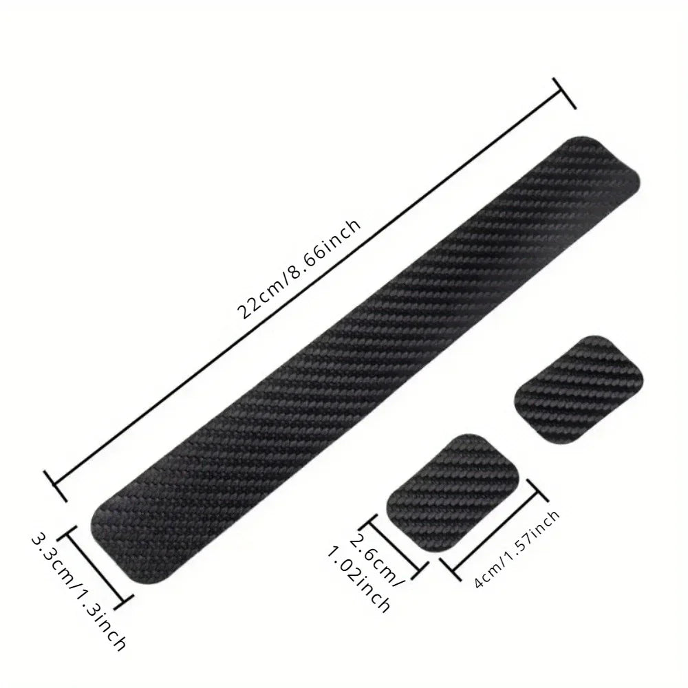 Bicycle Chain Protector Carbon Fiber Frame Guard for MTB Road and Folding Bikes