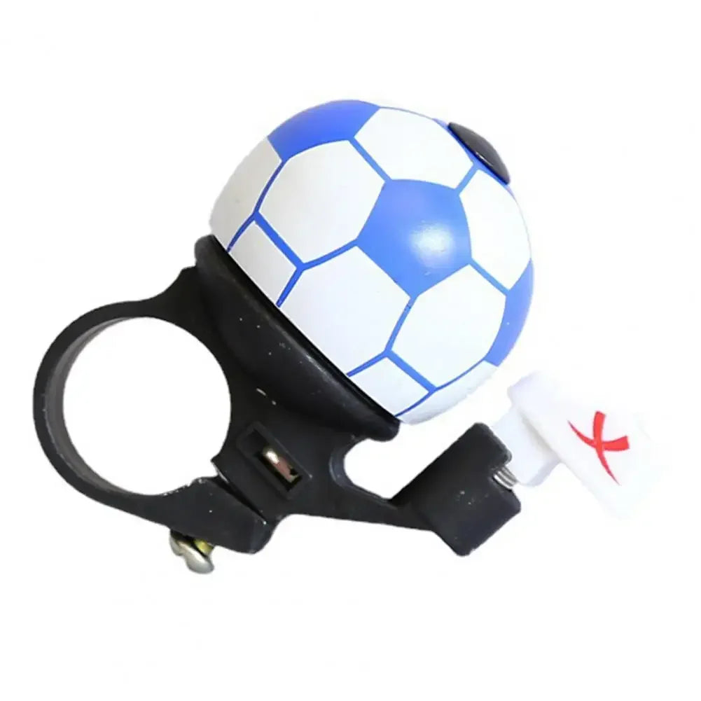 MOONBIFFY Mini Football Bicycle Bell Loud Lightweight Easy-Install Handlebar Safety Ring