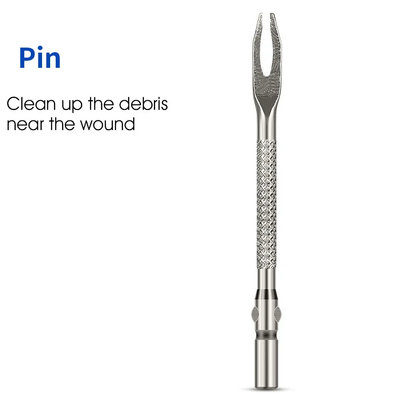 WEST BIKING Emergency Tubeless Tire Repair Kit – Heavy-Duty Puncture Tool with Rubber Strips