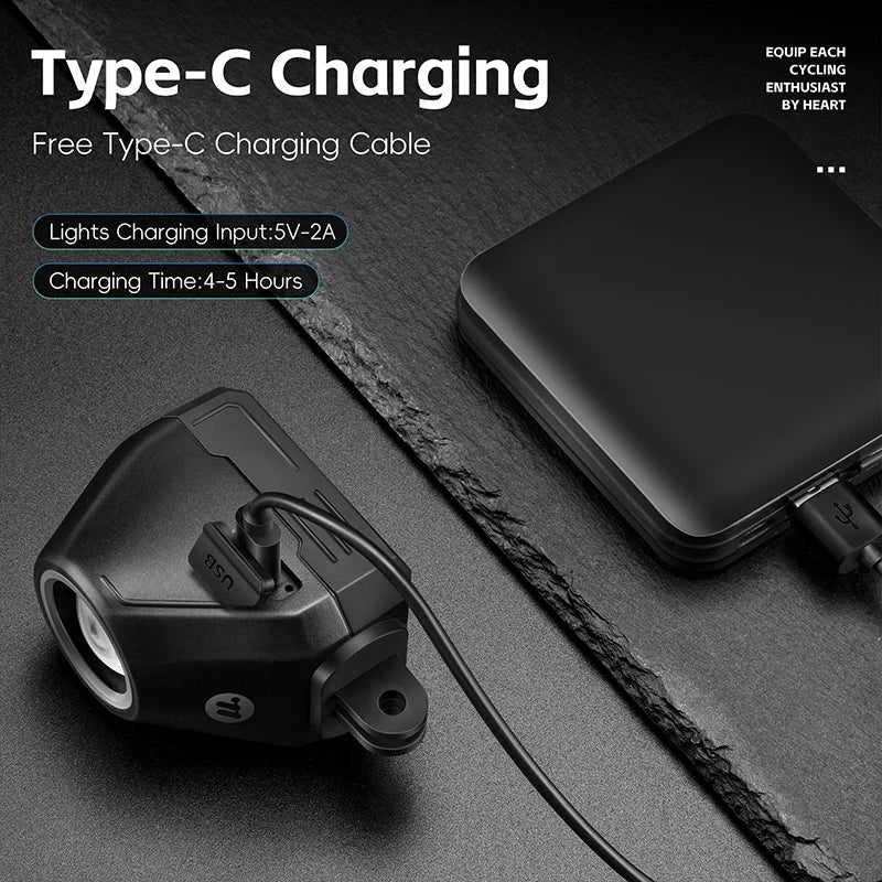 WEST BIKING 1600 Lumen Bike Light – Wireless Remote Control, IP66 Waterproof, High-Brightness Headlight