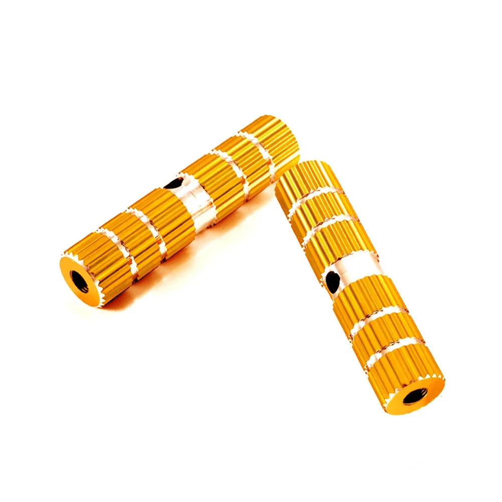 1 Pair Bike Pedals Axle Foot Rest Pegs – Anti-Slip Aluminum Alloy BMX, MTB, Road Bicycle Pedals