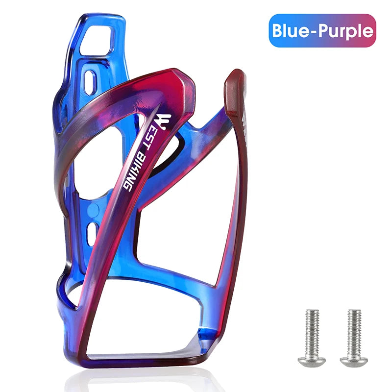 WEST BIKING Gradient Color Bicycle Water Bottle Cage – Ultralight & Durable