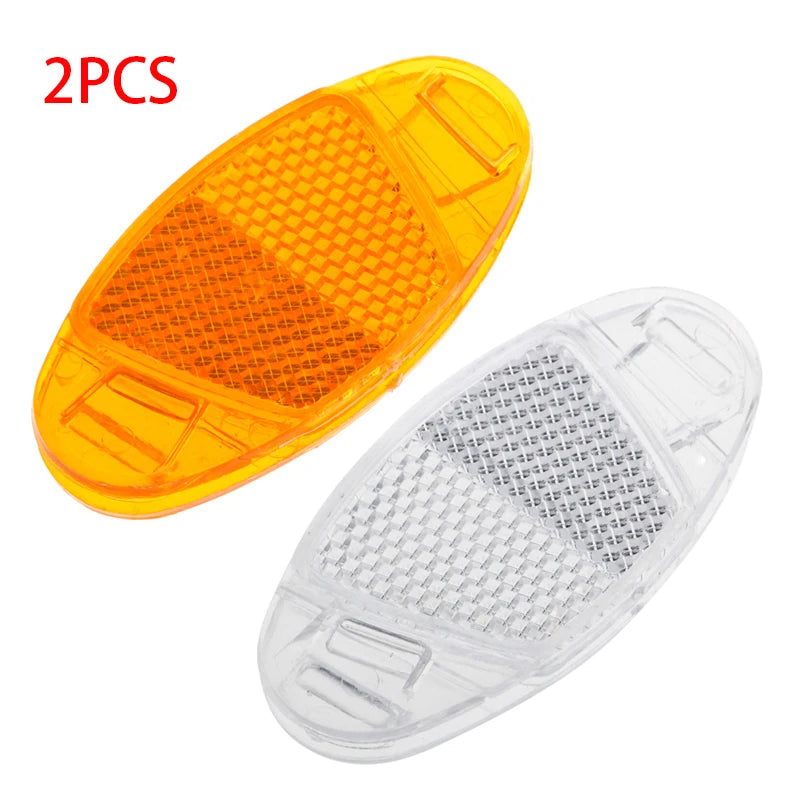 TOOPRE Reflective Bicycle Spoke Mount Light – Battery-Free Clip-On Safety Reflector for Bikes