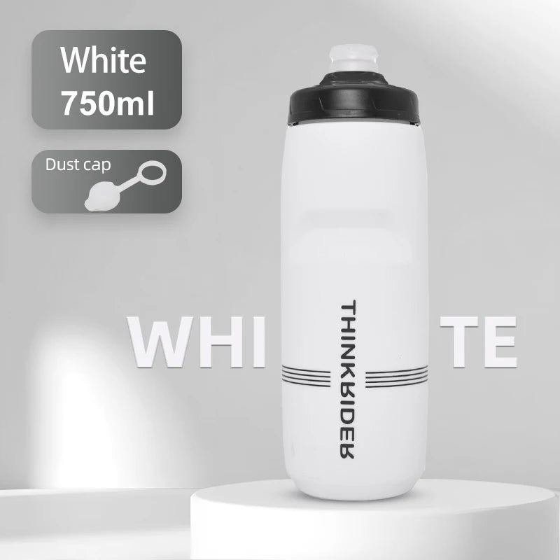 ThinkRider 750ML Leak-Proof Cycling Water Bottle – High Capacity & Quick Hydration