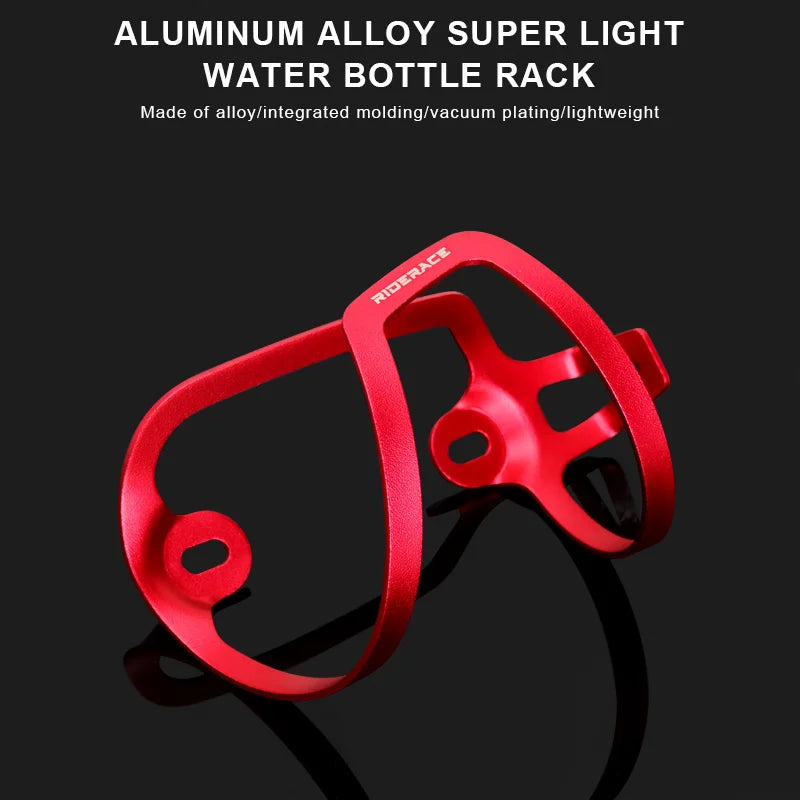 RIDERACE Lightweight Aluminum Bike Bottle Cage – Secure & Durable