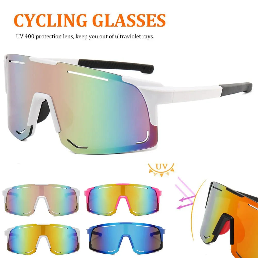 Polarized Cycling Sunglasses – UV400 Protection & Windproof Design