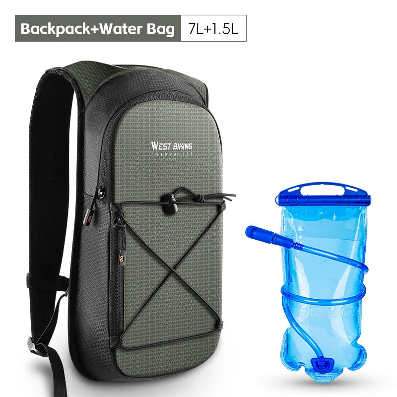 Lightweight Cycling Backpack – 10L/15L Water-Resistant, Breathable & Multi-Purpose Outdoor Pack