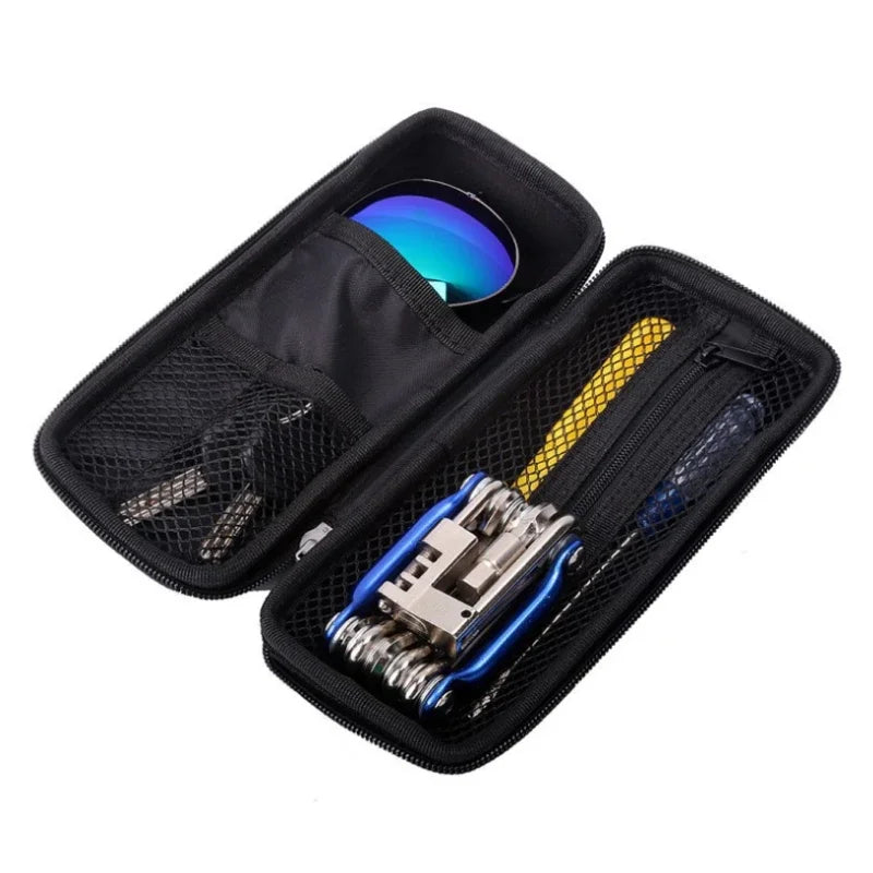 1pc Bottle Cage Tool Bag – Waterproof, Large Capacity, and Portable Hardshell Case for Mountain Bikes
