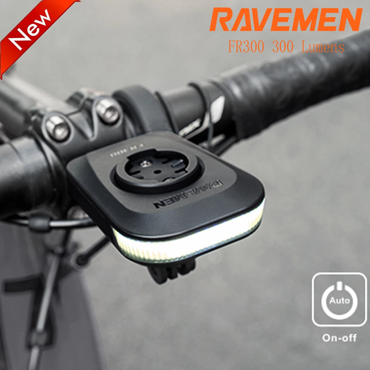 Ravemen FR300/FR160 USB Rechargeable Bike Lights – Waterproof Daytime Running Headlights