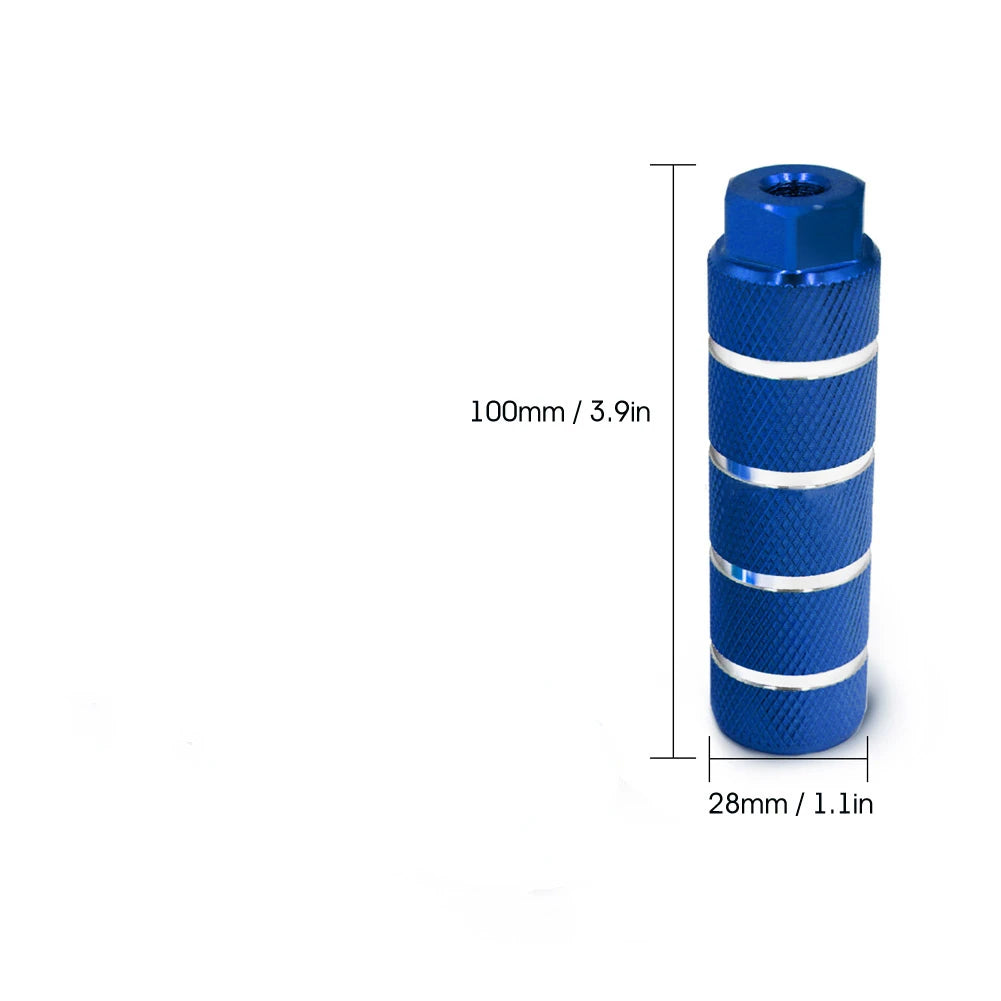 1PCS Alloy Foot Stunt Peg – Non-Slip Axle Footrest for MTB & BMX Bikes