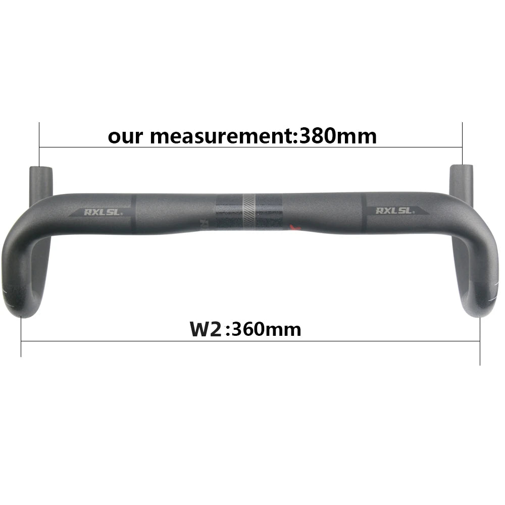 RXL SL Carbon Drop Bar – Lightweight & Aerodynamic for Road Racing