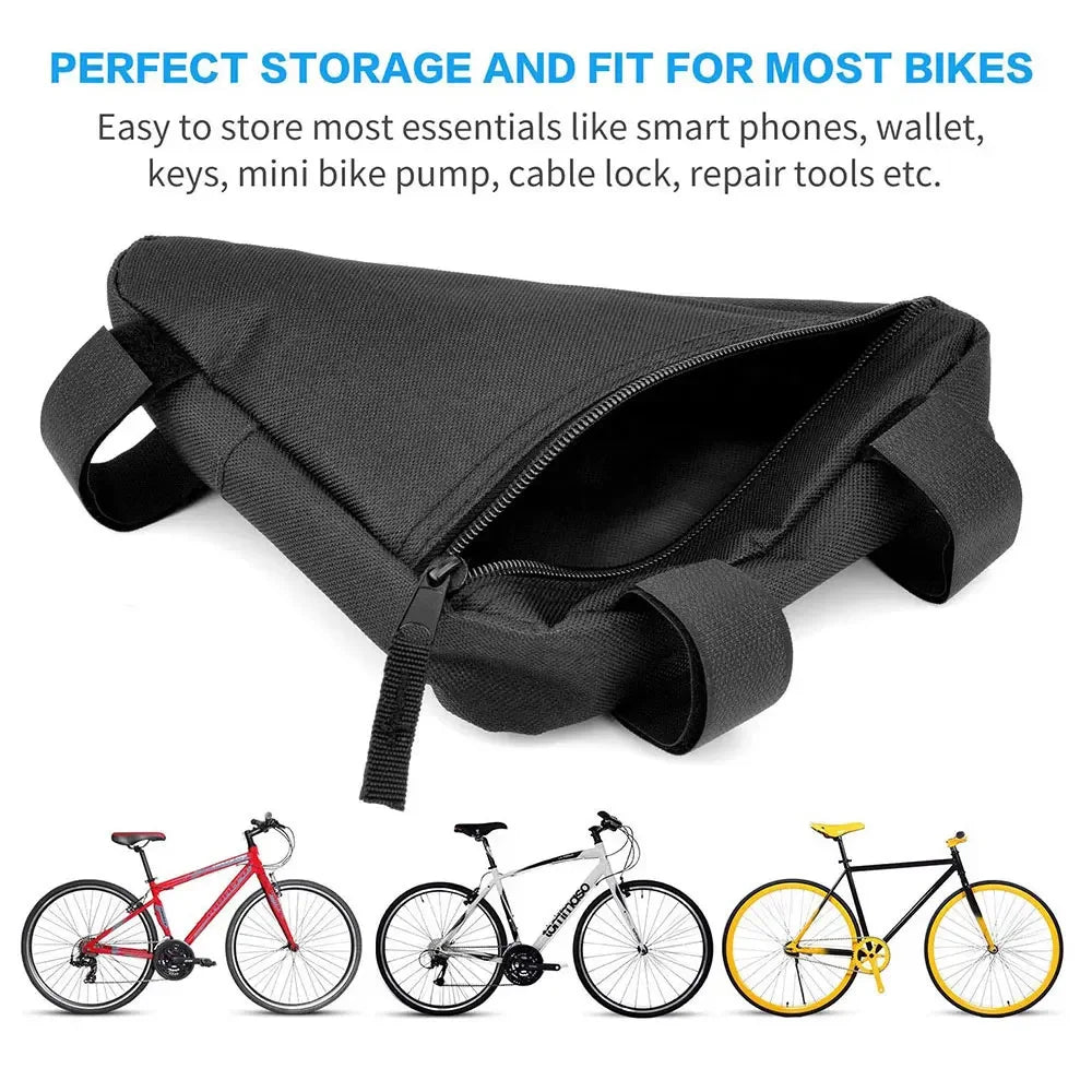 Waterproof Bicycle Triangle Bag – Durable Frame Pouch for Mobile Phones & Cycling Essentials
