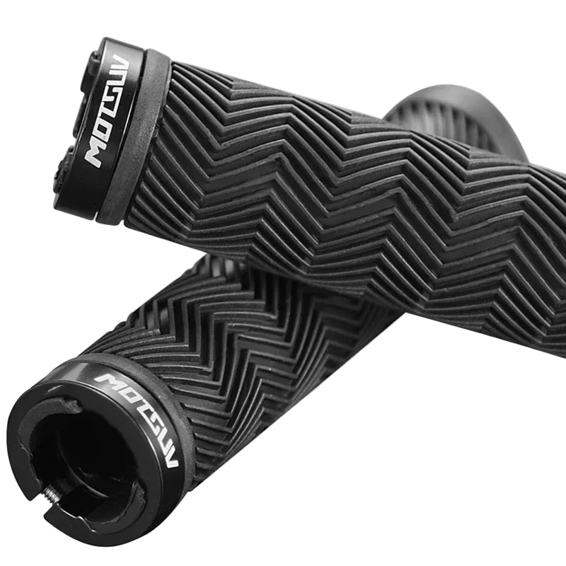 MOTSUV Bicycle Grips – Ergonomic Anti-Slip Handlebar Grips with Shock Absorption
