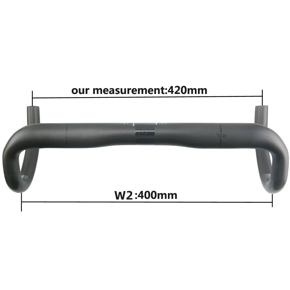 RXL SL Carbon Drop Bar – Lightweight & Aerodynamic for Road Racing