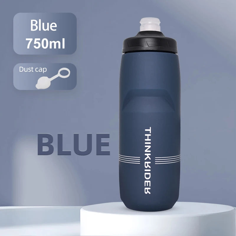 ThinkRider 750ML Leak-Proof Cycling Water Bottle – High Capacity & Quick Hydration
