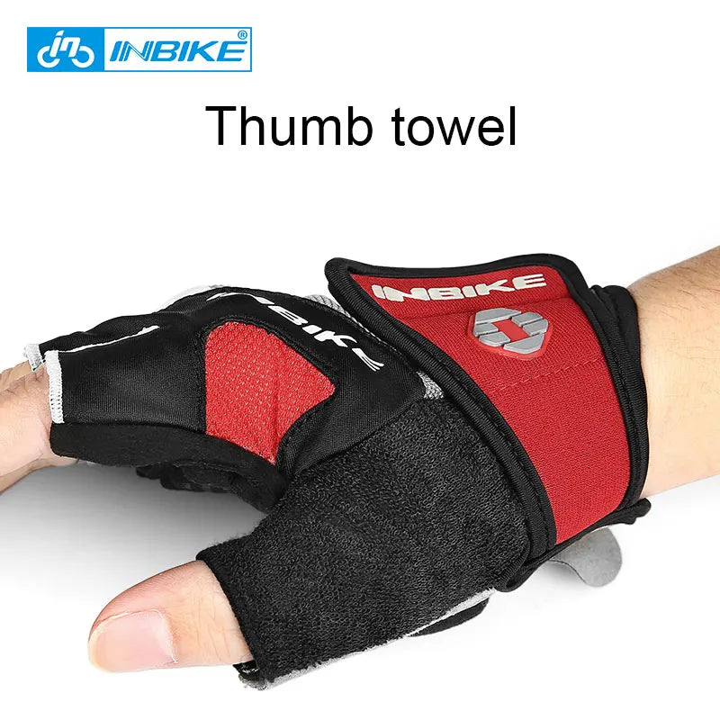 INBIKE Shockproof GEL Pad Half Finger Cycling Gloves – Ultimate Comfort & Protection