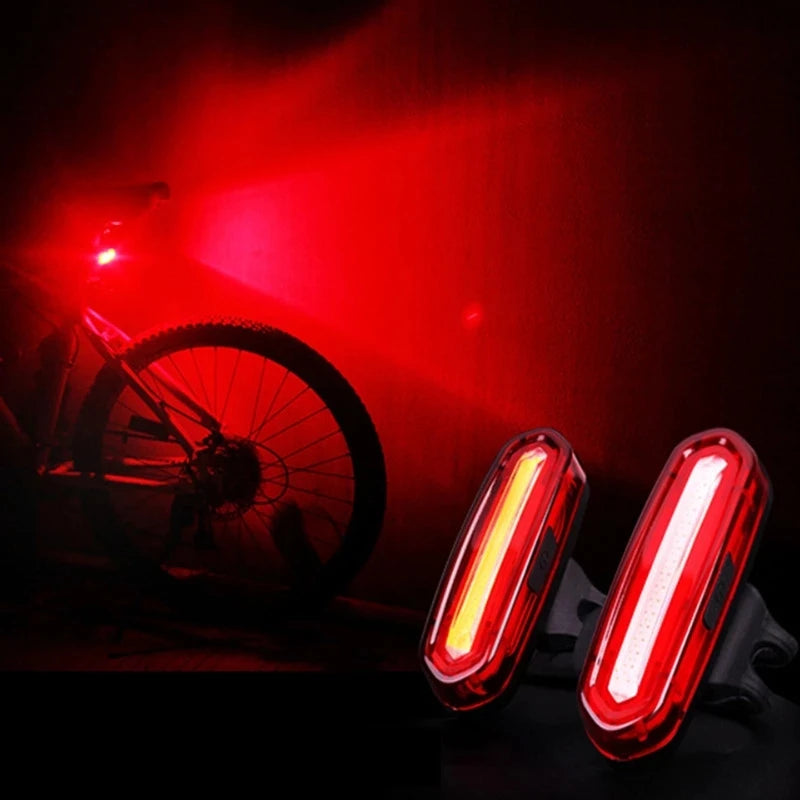 BIKEONO High-Intensity LED Bike Taillight – USB Rechargeable, Multi-Mode Flash & Seatpost Mounting