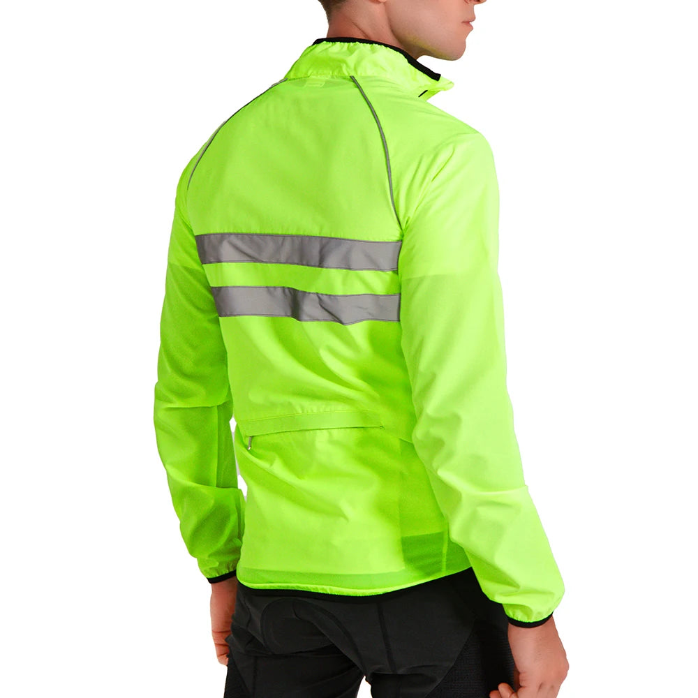 WOSAWE Men's Cycling Windbreaker – Lightweight & Water-Resistant