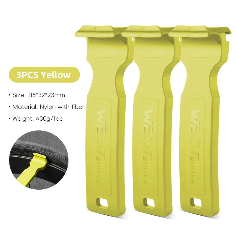 WEST BIKING Double-Head Bicycle Tire Lever – Lightweight, Multi-Function Tool for MTB & Road Bike Repairs